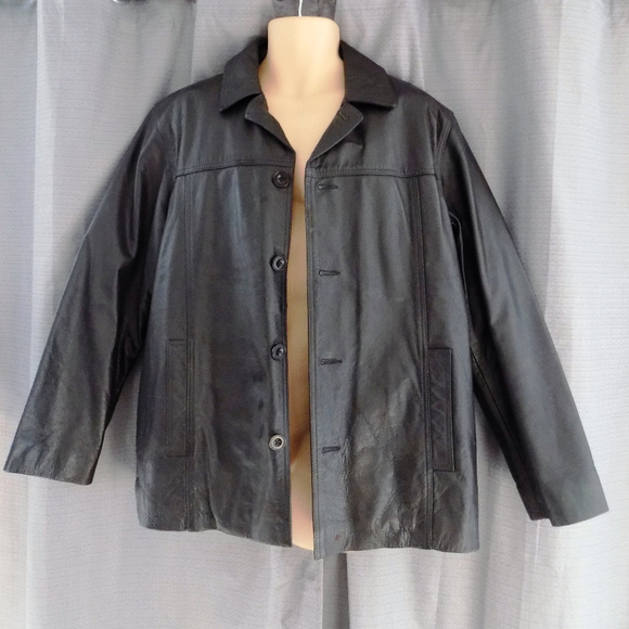 J. Crew Other - Men's J Crew Leather Jacket